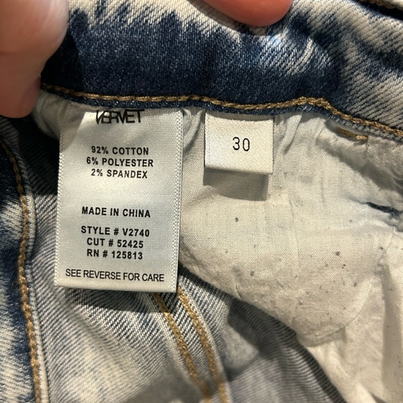 VERVET stonewash high-rise skinny jean - Picture 2 of 4